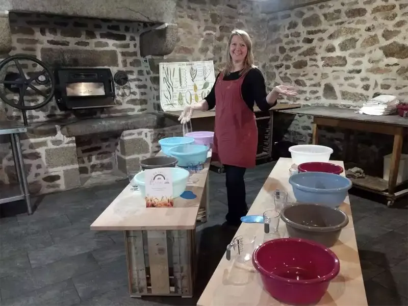 Photo de Camille, au Fournil Animé à la Ferme du Bas Val